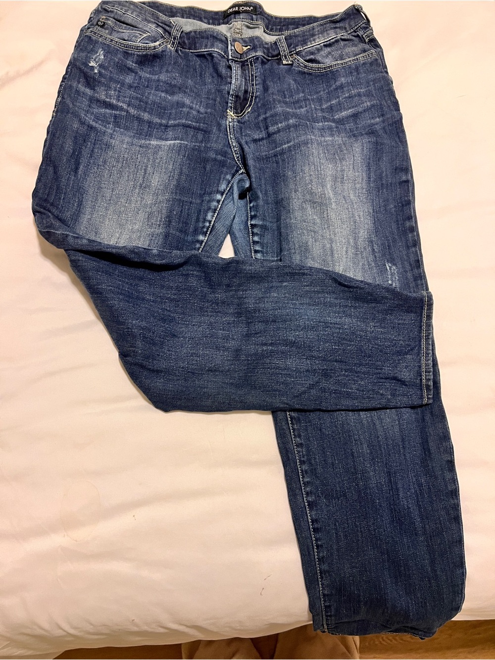 Dear John| Women's Dark Blue Boyfriend Jeans| Size 12 👖